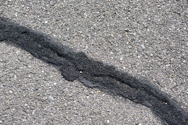 Asphalt Crack Sealing in Mishawaka